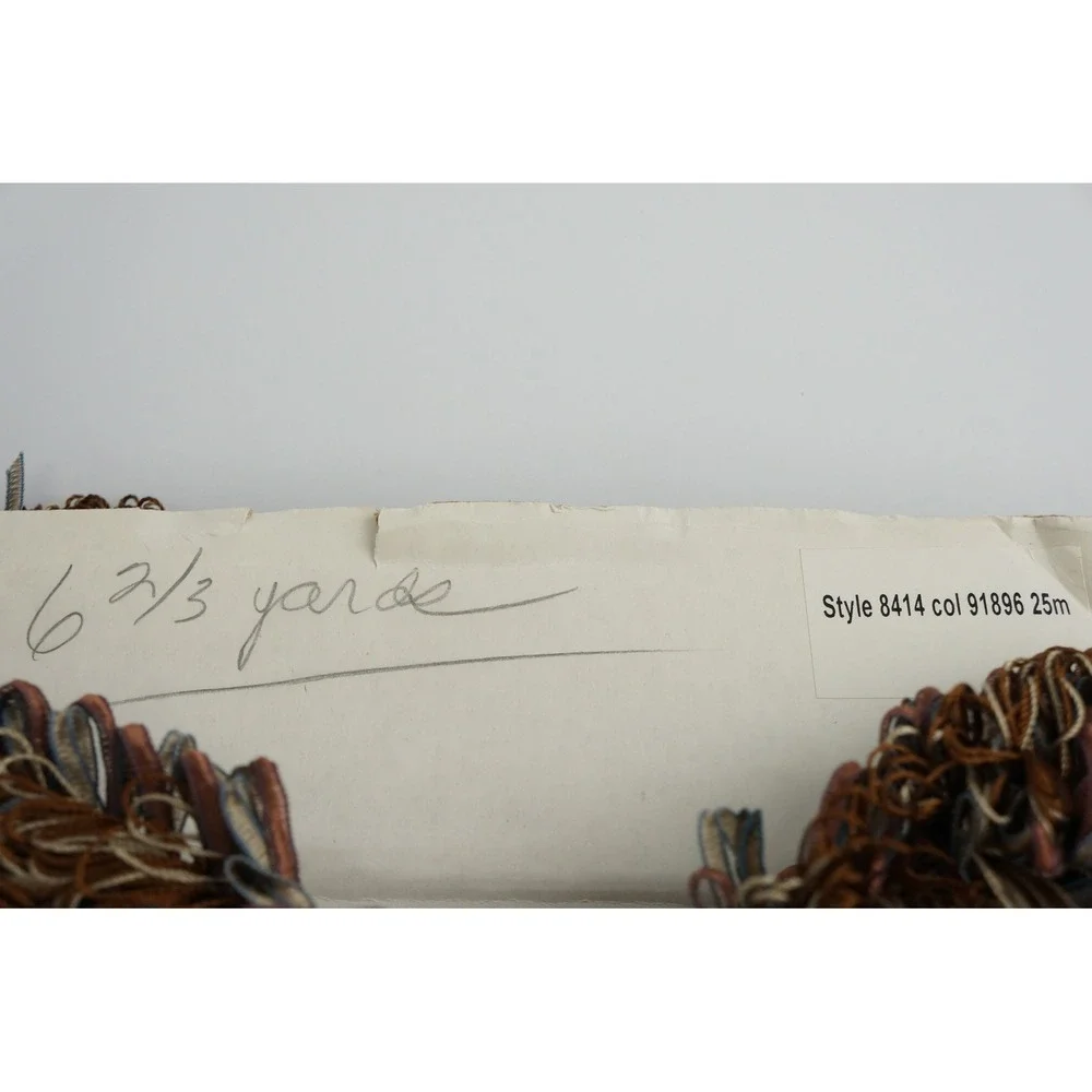 Kravet Upholstery Chenille Ribbon Loop Fringe Trim 6.67yd‎ Style 8414